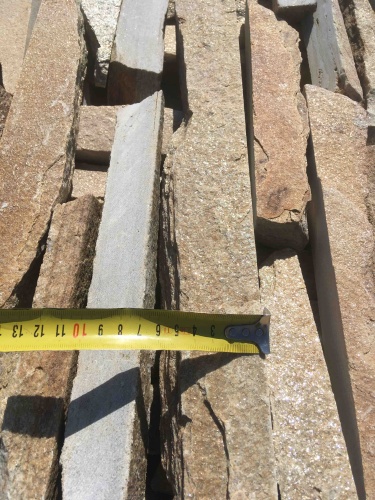 Горбушка златолит золотистый для облицовки купить в Яхрома