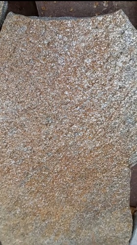 Плитняк златолит серебристый для цоколя, отмостки купить в Яхрома