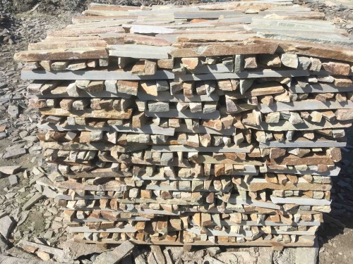 Горбушка златолит золотистый для облицовки купить в Яхрома