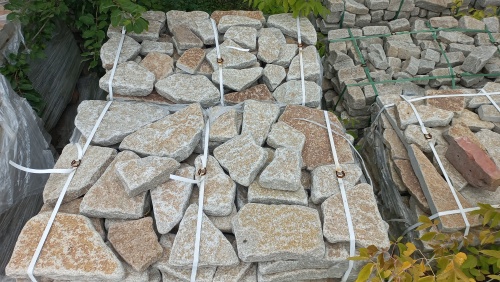 Гранитный плитняк галтованный для парковки купить в Яхрома