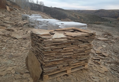 Плитняк кора дерева для цоколя, отмостки купить в Яхрома