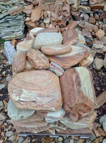 Златолит жёлтый, жёлто-зелёный глыбки и валуны для ланшафтного дизайна купить в Яхрома